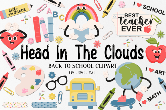 Back to School Clipart Svg | Classroom Essentials for Creatives
