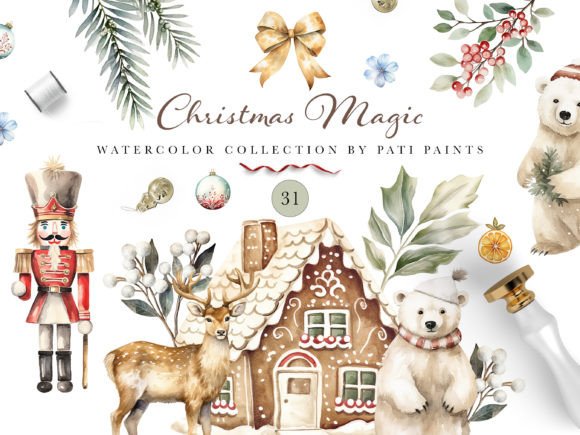 Christmas Magic Watercolor: Design That Feels Festive