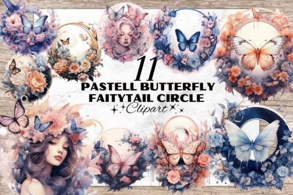 Pastel Butterfly Fairytale Circle: A Designer's Guide