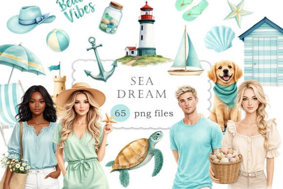 Summer Beach Clipart Coastal Watercolor: A Designer's Guide