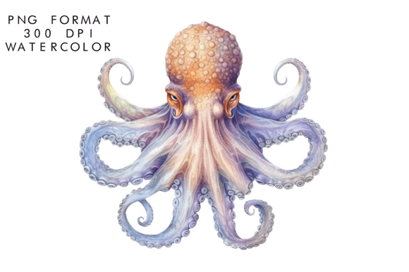 Unlocking Creativity with Watercolor Octopus Sublimation Art