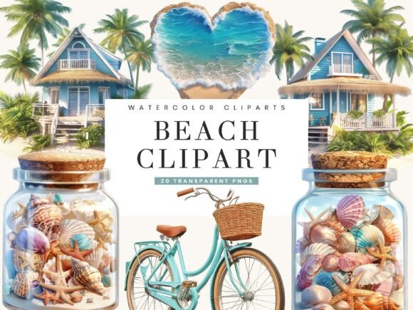 Watercolor Beach Clipart Bundle: A Designer's Guide