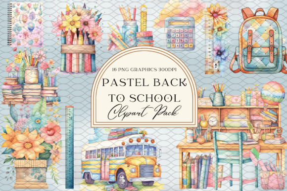 Watercolor Pastel Back to School Art: A Fresh Creative Toolkit